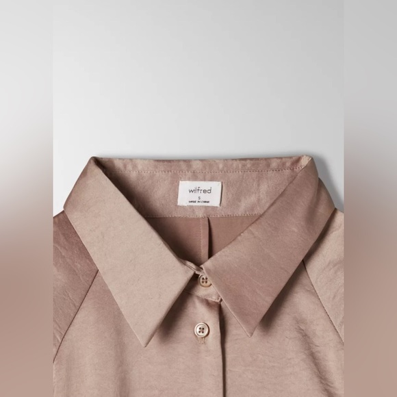 Aritzia Wilfred Relaxed Button Up - Size S - Picture 7 of 10